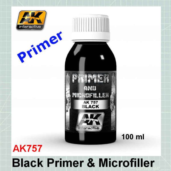 Black Primer & Microfiller AK757