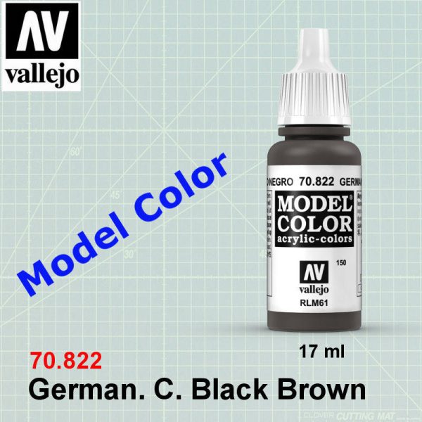 VALLEJO 70822 German Camouflage Black Brown