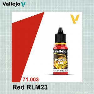 צבע אקרילי אדום