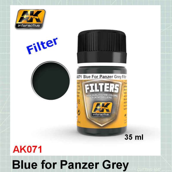 AK071 Blue for Panzer Grey