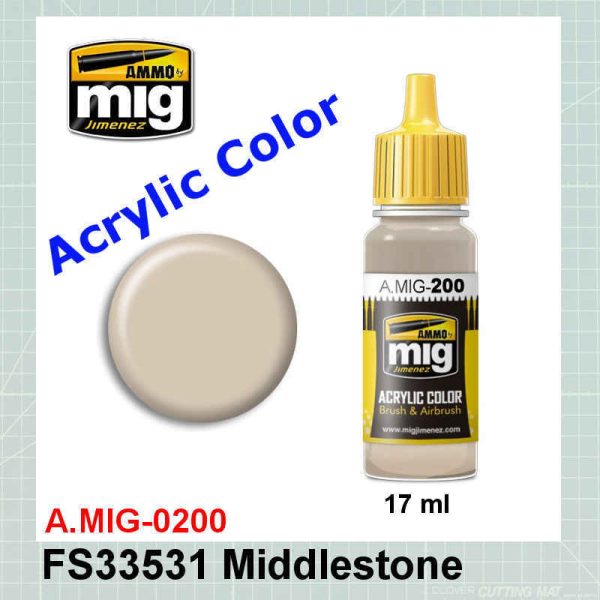 AMMO Mig 0200 FS33531 Middle Stone