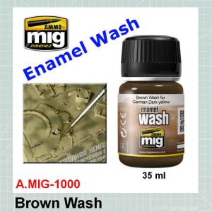 AMMO Mig 1000 Brown Wash for German Dark Yellow