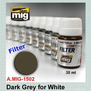 AMMO Mig 1502 Dark Grey for White