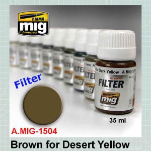 AMMO Mig 1504 Brown for Desert Yellow