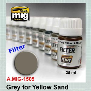AMMO Mig 1505 Grey for Yellow Sand