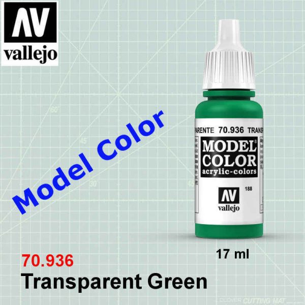 VALLEJO 70936 Transparent Green