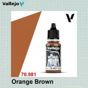 צבע חום כתום