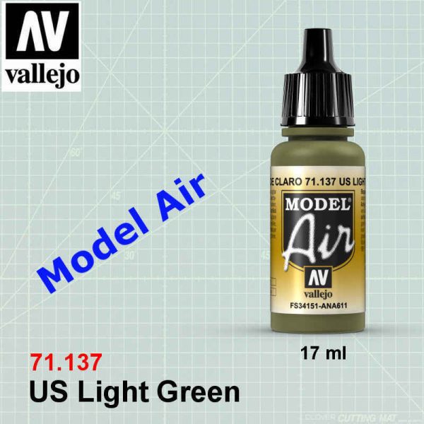 VALLEJO 71137 US Light Green