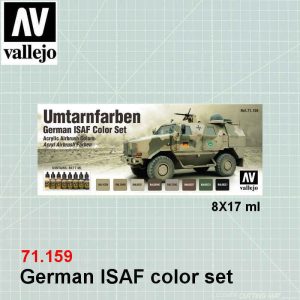VALLEJO 71159 German ISAF color set
