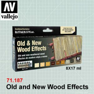 VALLEJO 71187 Old and New Wood Effects
