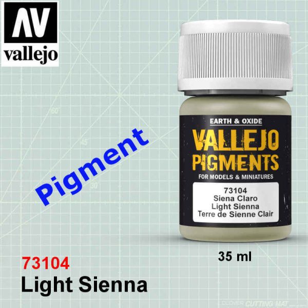 Vallejo 73104 Light Sienna Pigment