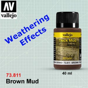 Vallejo 73811 Brown Thick Mud