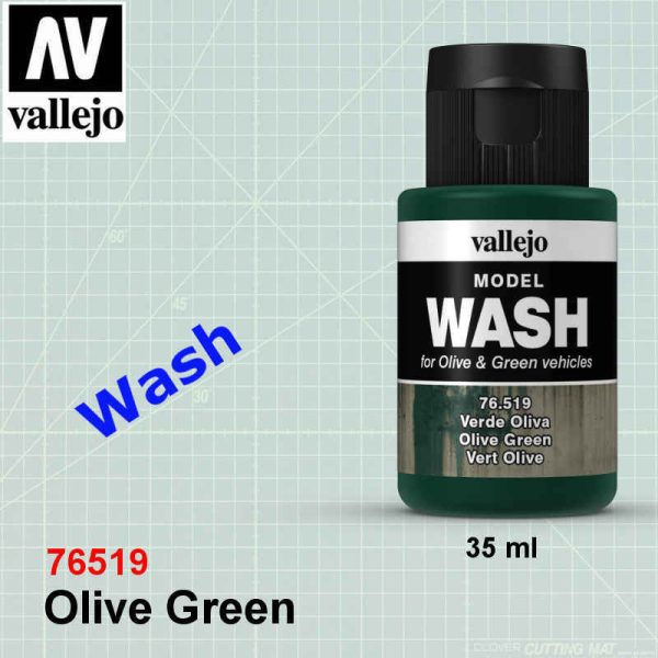 Vallejo 76519 Olive Green Wash