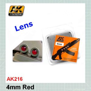 AK216 4mm Red Lenses