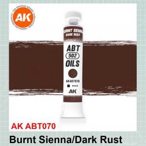 צבע שמן חלודה כהה