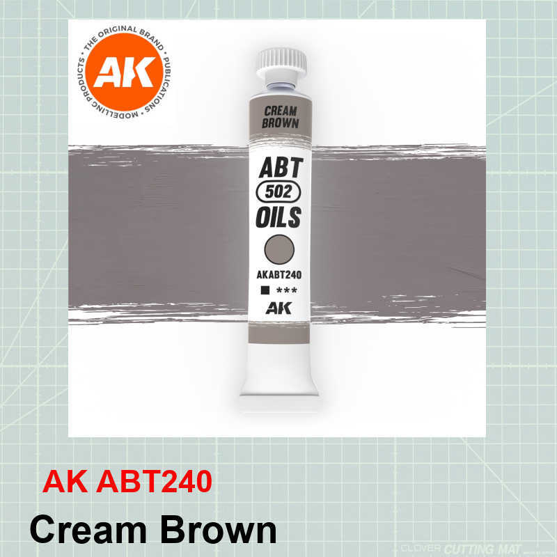 Oil Paint Cream Brown