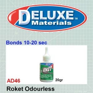 Odourless c/a glue