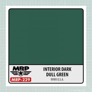 Lacquer Paint Interior Dark Dull Green