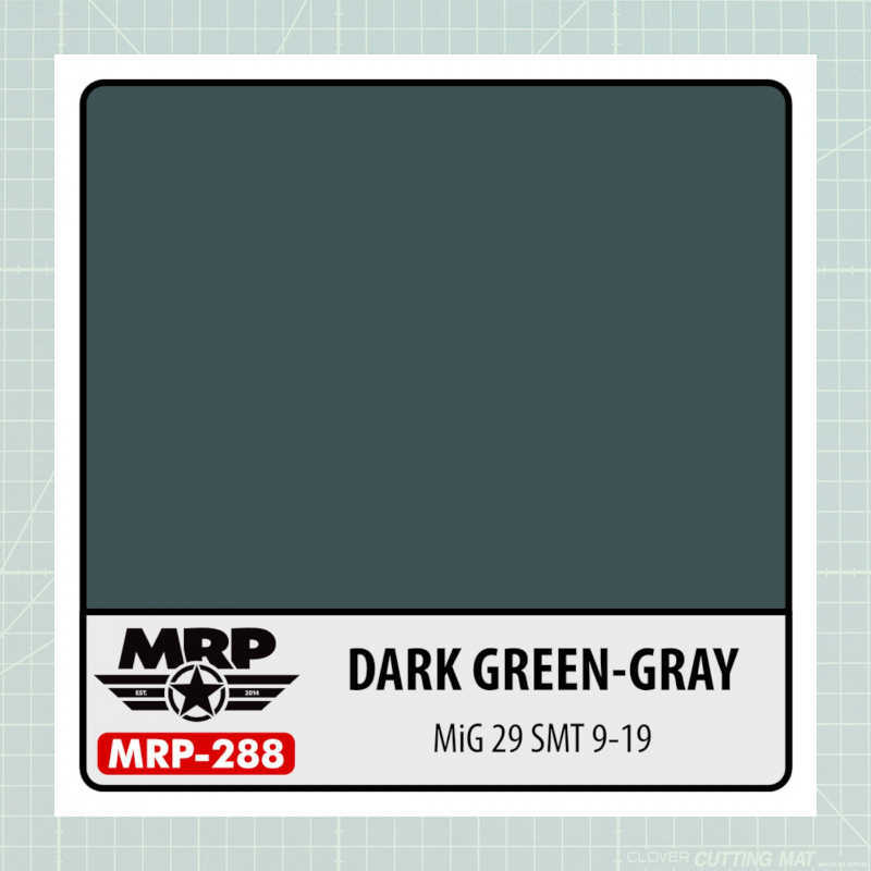 Lacquer Paint Dark Green Grey MiG-29 SMT