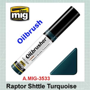 Raptor Shttle Turquoise Oilbrusher