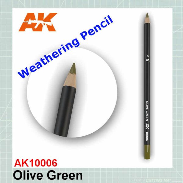 Olive Green Weathering Pencil