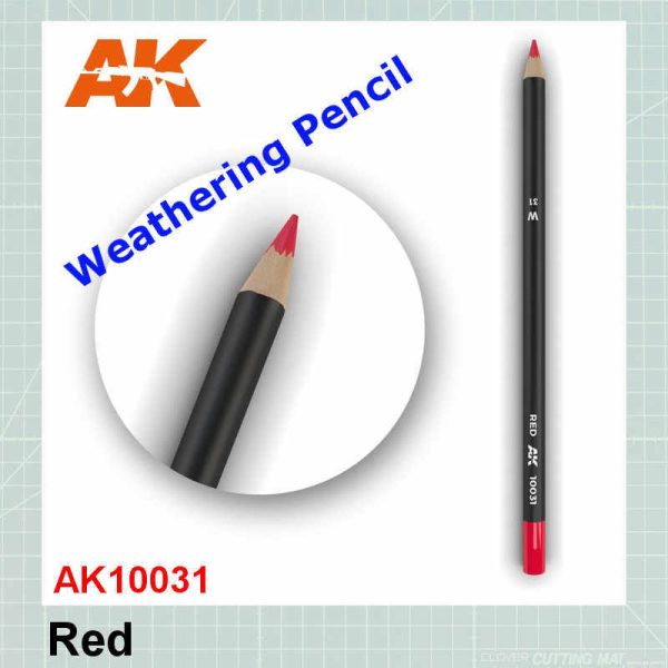 Red Weathering Pencil