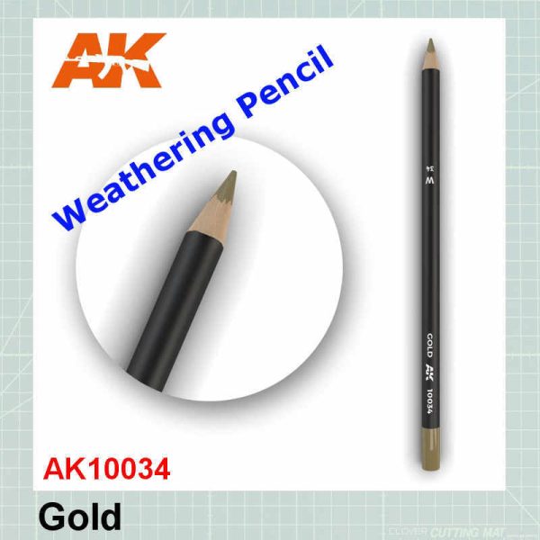 Gold Weathering Pencil AK10033