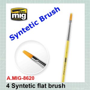 Syntetic flat brush #4 AMIG-8620