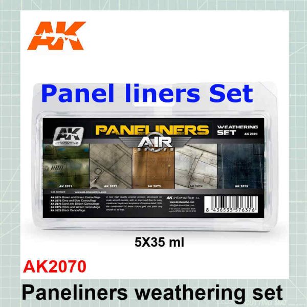 Paneliners Weathering set AK2070