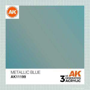 Acrylic paint Metallic Blue