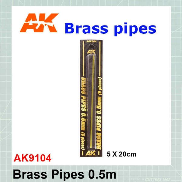 Brass tube 0.5 mm AK-9104