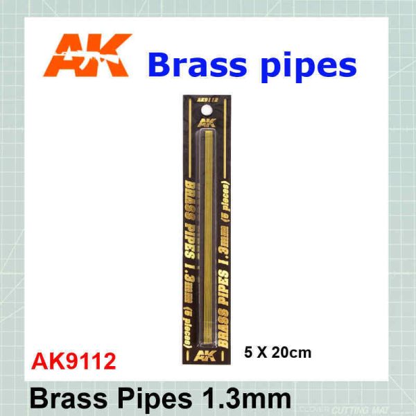 Brass tube 1.3 mm AK-9112