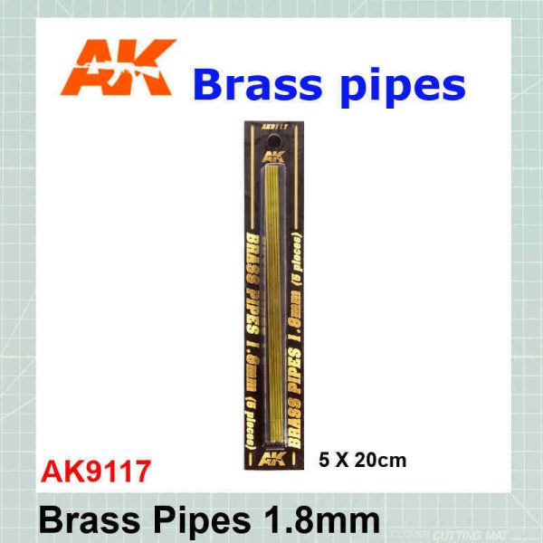Brass tube 1.8 mm AK-9117