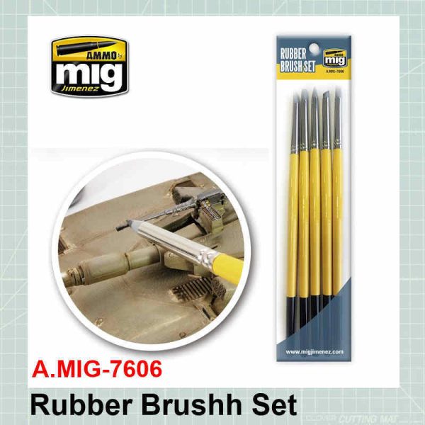 Rubber Brushes Set AMIG-7606