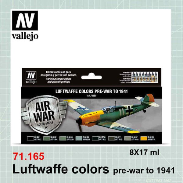 Luftwaffe colors pre-war to 1941 71.165