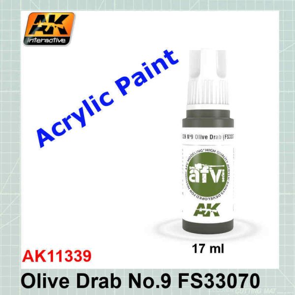 Olive Drab No.9 FS33070 - AFV AK11339