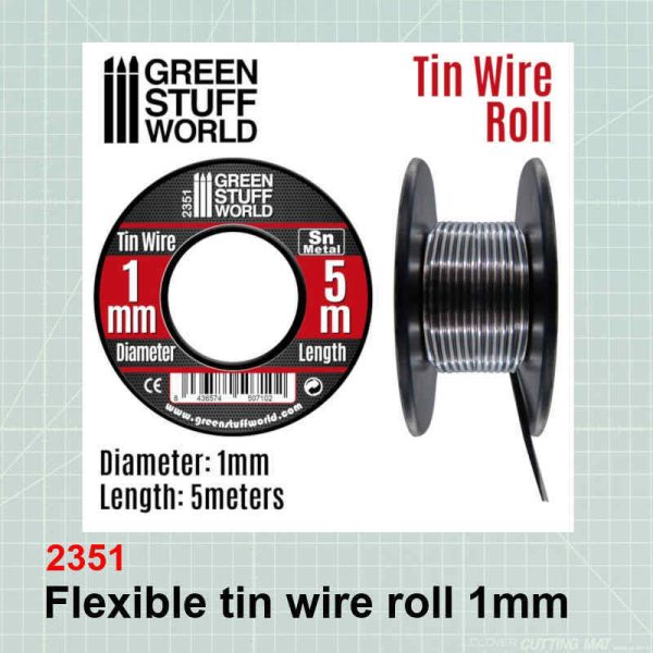 Flexible tin wire roll 1mm 2351