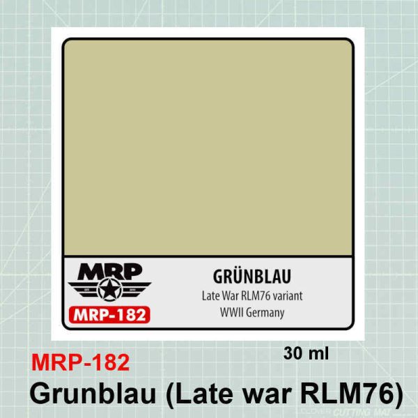 Grunblau (Late war RLM76) MRP-182