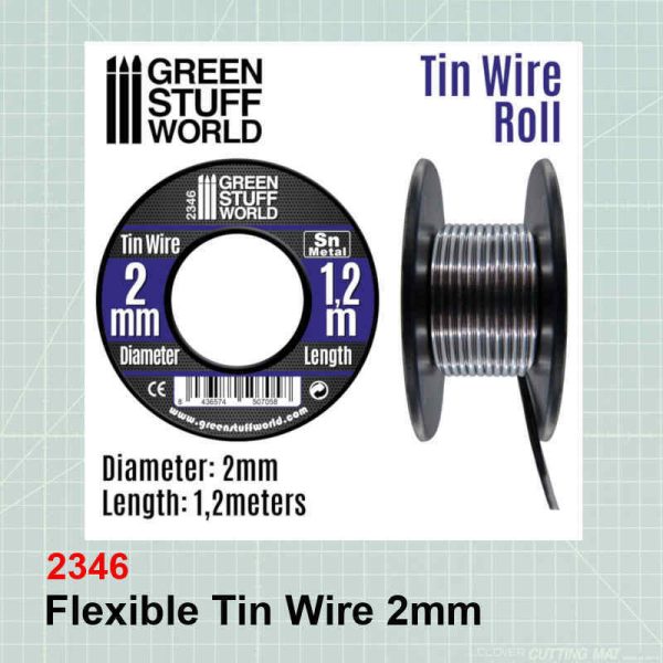 Flexible tin wire roll 2mm 2346