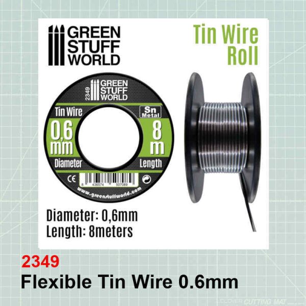 Flexible tin wire roll 0.6mm 2349