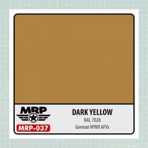 Lacquer Paint Dark Yellow RAL7028