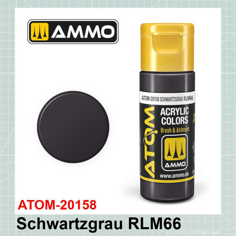 ATOM Color Schwartzgrau RLM66