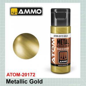 צבע זהב מטלי