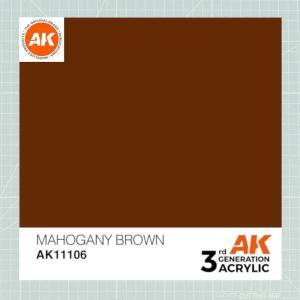 Acrylic paint Mahogany Brown RAL8002