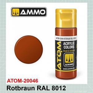 ATOM Color Rotbraun RAL 8012 RAL8012