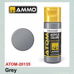 צבע אקרילי אפור