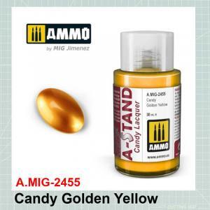 צבע לאקר צהוב מוזהב