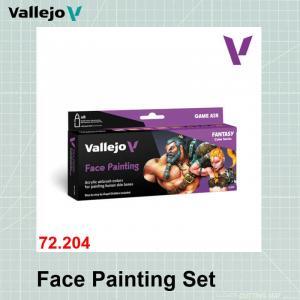 צבעים לפנים של דמויות