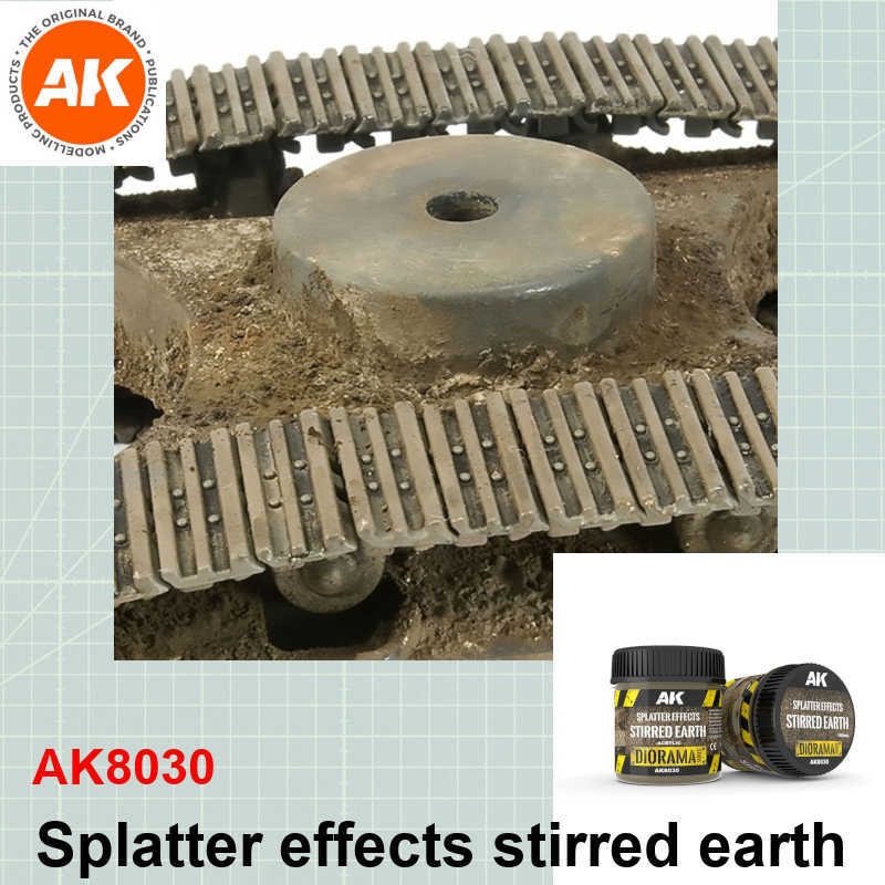 Splatter effects stirred earth