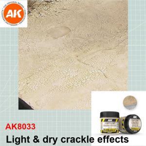 Light & dry crackle effects